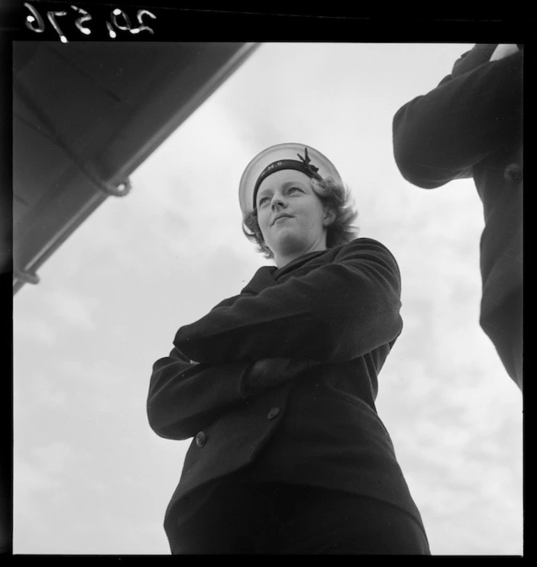 Image: Member of the Women's Royal New Zealand Naval Service