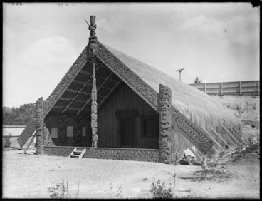Image: Nuku Te Apiapi meeting house at Whakarewarewa