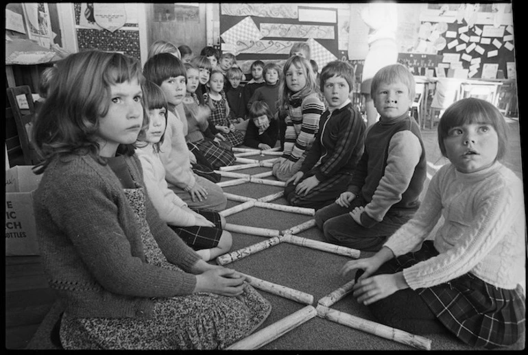 Image: Children at Wadestown Infants School