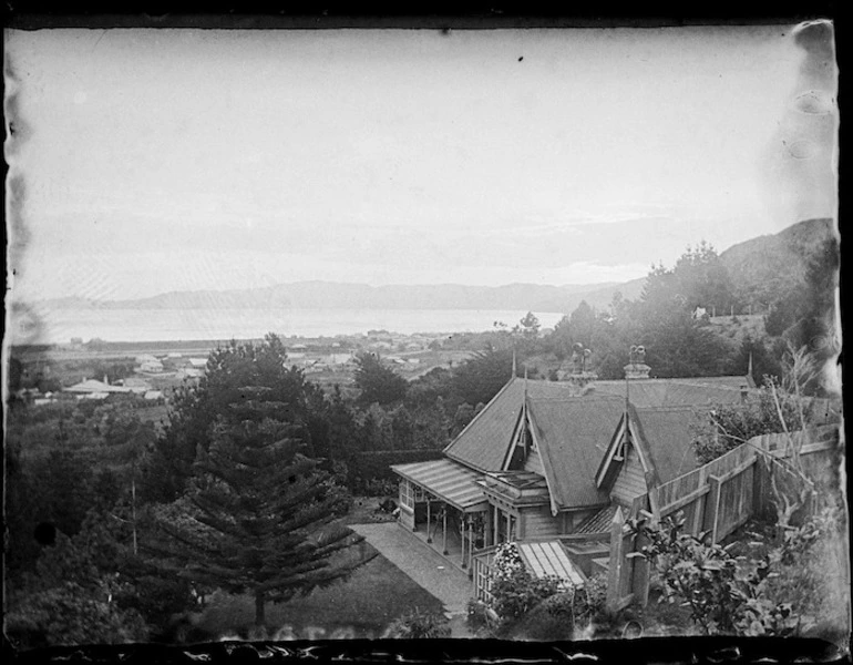 Image: Petone seen from above Sir James Hector's house, Ratanui