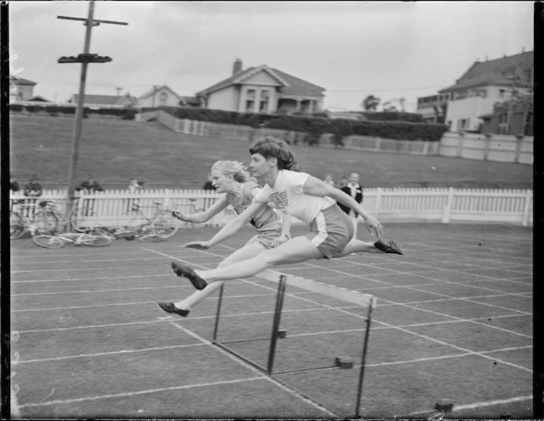 Image: Athletics meeting at the Basin Reserve