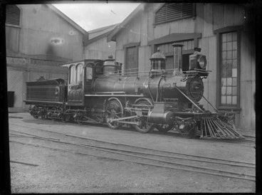 Image: K class 2-4-2 steam locomotive, New Zealand Railways no 96