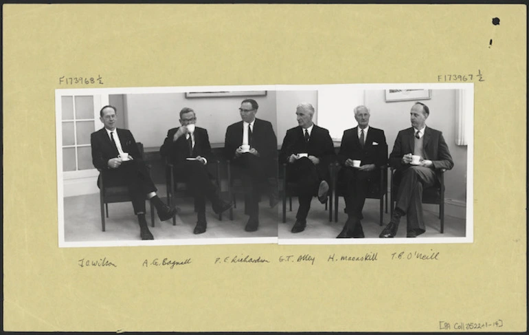 Image: Group of senior librarians at National Library of New Zealand