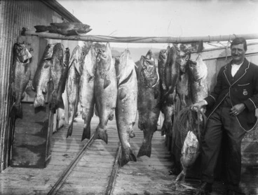 Image: Man with a catch of fish
