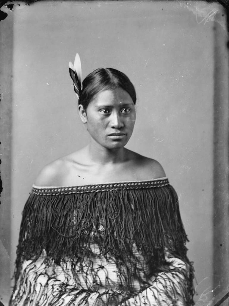 Image: Maori woman from Hawkes Bay district