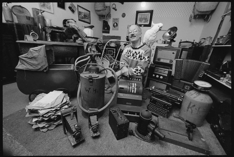 Image: Colin Speirs inside his Porirua East house - Photograph taken by Phil Reid