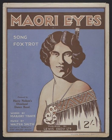 Image: Māori eyes : song : foxtrot / words by Marjory Travis ; music by Walter Smith.