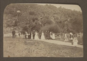 Image: Photographer unknown :Maori wedding. Akaroa N.Z. [1865-71].