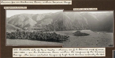 Image: View of the site of former Pa-o-Toata on the Waikanae River