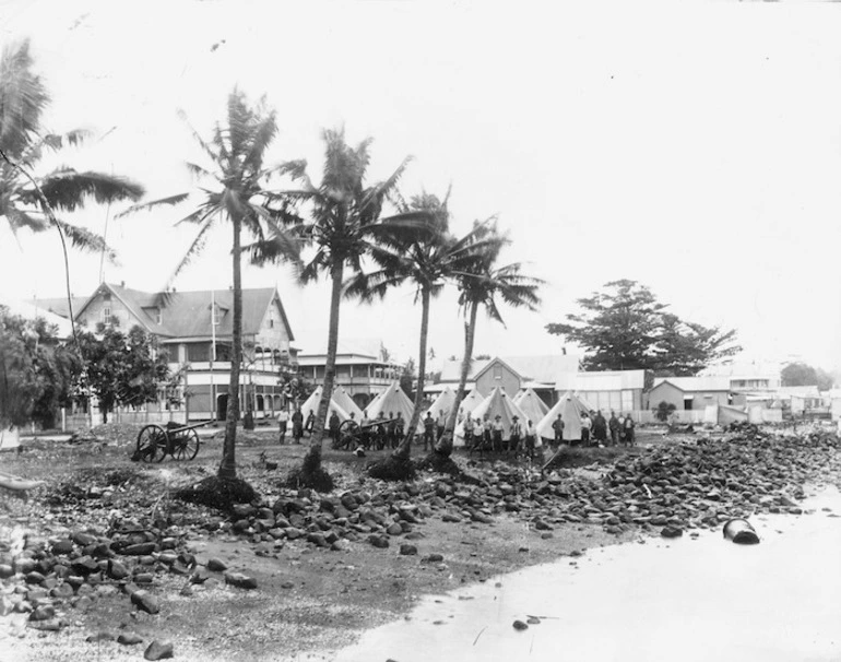 Image: [Guard party, Apia, Western Samoa]