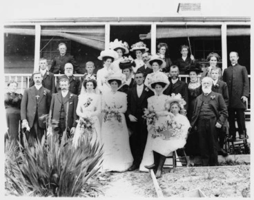 Image: Wedding of William Mathews and Edith Clark