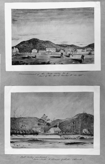 Image: Pearse, John, 1808-1882 :[Hutt Valley scenes, 1853?]