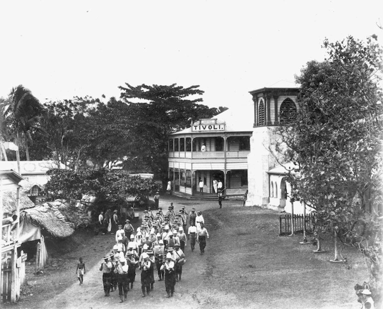 Image: British guard, Apia