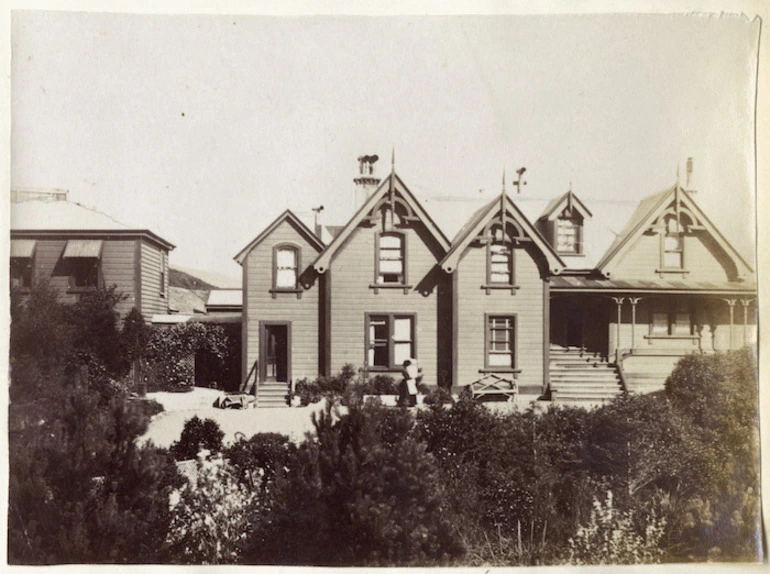 Image: Sir James Hector's house, Ratanui, near Petone, Lower Hutt