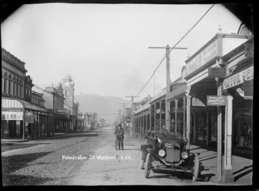 Image: C.J.C. :Photograph of Palmerston Street, Westport