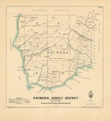 Image: Kaiwaka Survey District [electronic resource] / W.A. Nicholson, delt.
