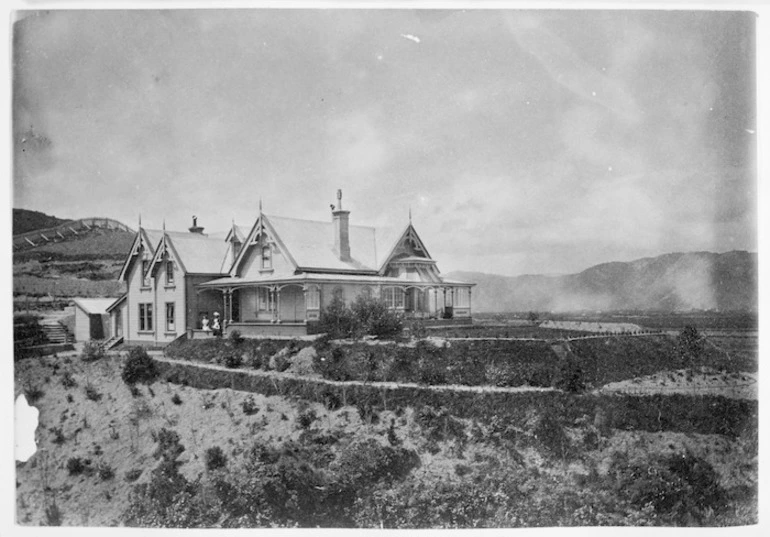 Image: Sir James Hector's house, Ratanui, near Petone, Lower Hutt