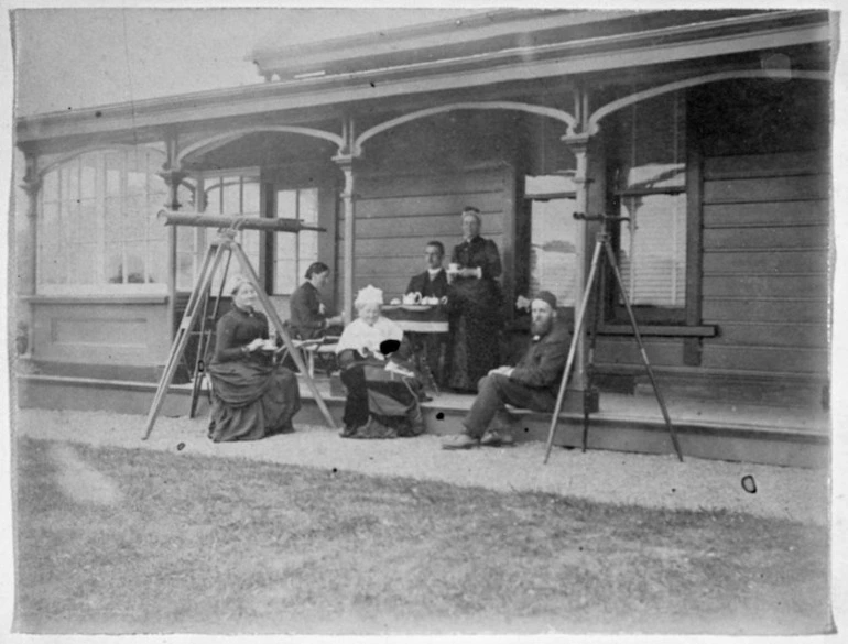 Image: Sir James Hector's house, Ratanui, near Petone, Lower Hutt