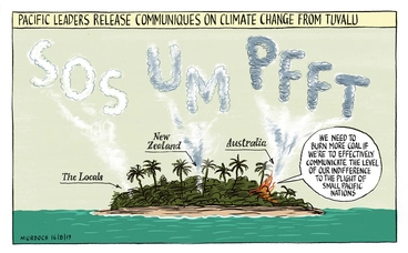 Image: Pacific leaders release communiques on climate change from Tuvalu