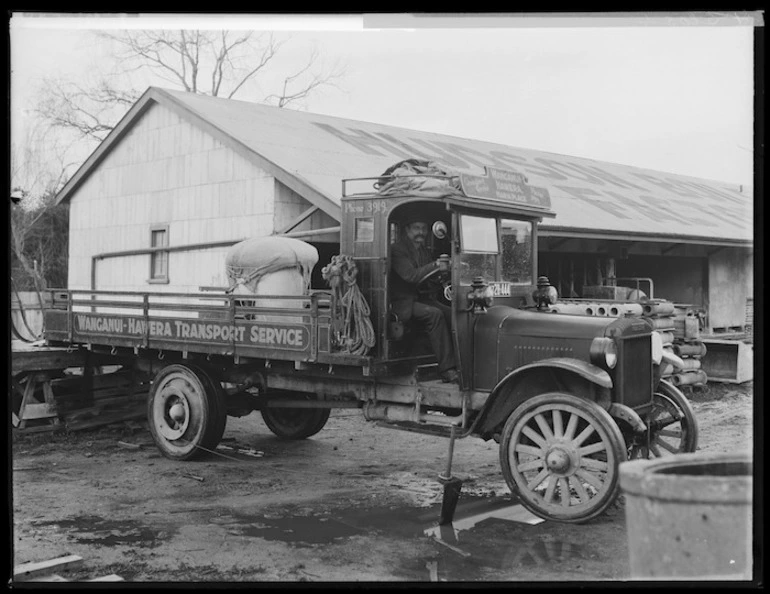 Image: Wanganui Hawera Transport Service Republic truck