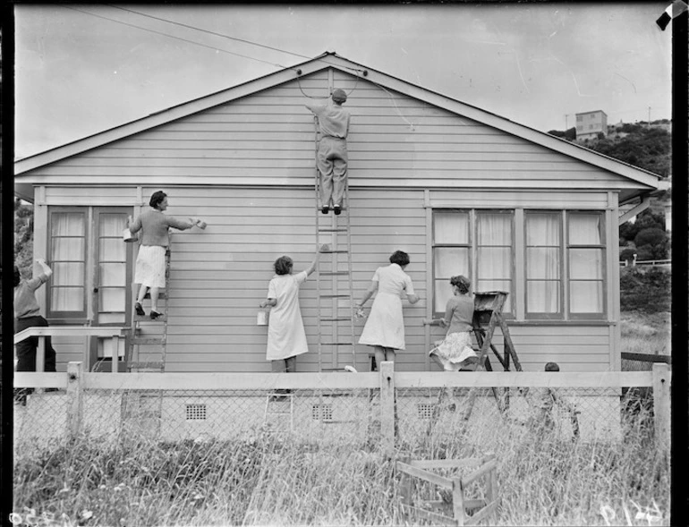 Image: Painting the Strathmore Park Plunket rooms