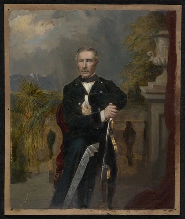 Image: Mundy, Daniel Louis, 1826-1881 (attributed): [Sir George Grey]