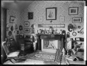 Image: Sitting room interior - Photograph taken by Frank J Denton