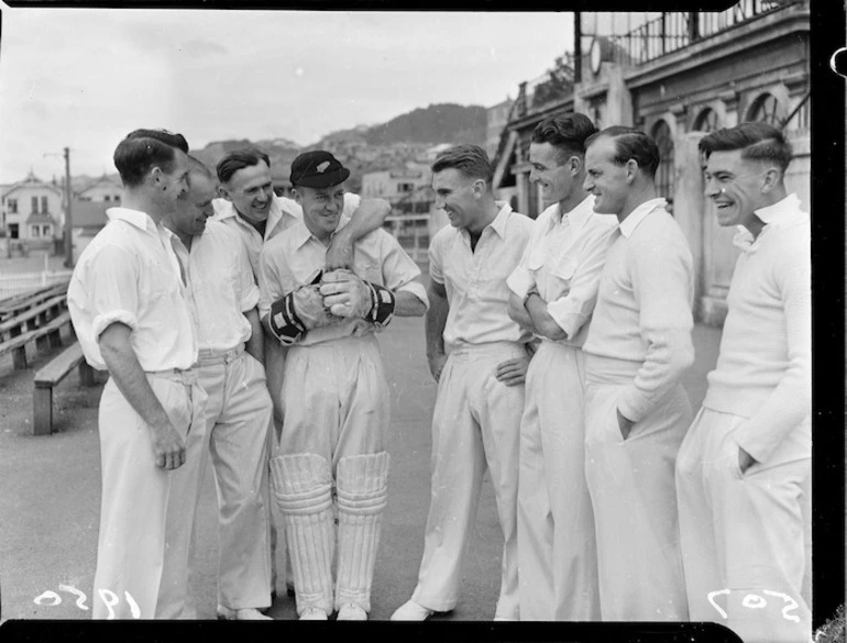 Image: New Zealand cricket players