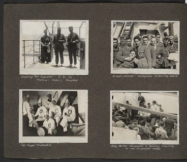 Image: New Zealand troops on board Troop transport `Tainui'