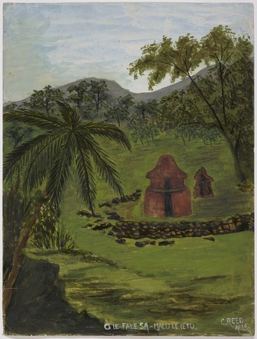Image: Reed, Charles :Ole Falesa [the four houses] - Maluleietu. Apia