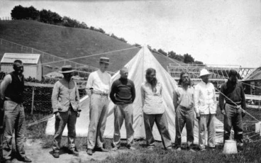 Image: German prisoners of war, on Somes Island
