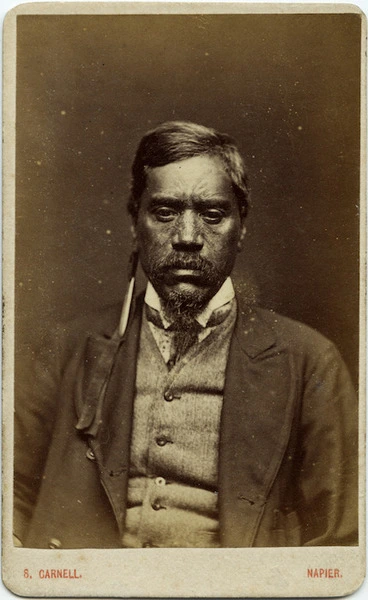 Image: Carnell, Samuel, 1832-1920 : Portrait of Te Kereru