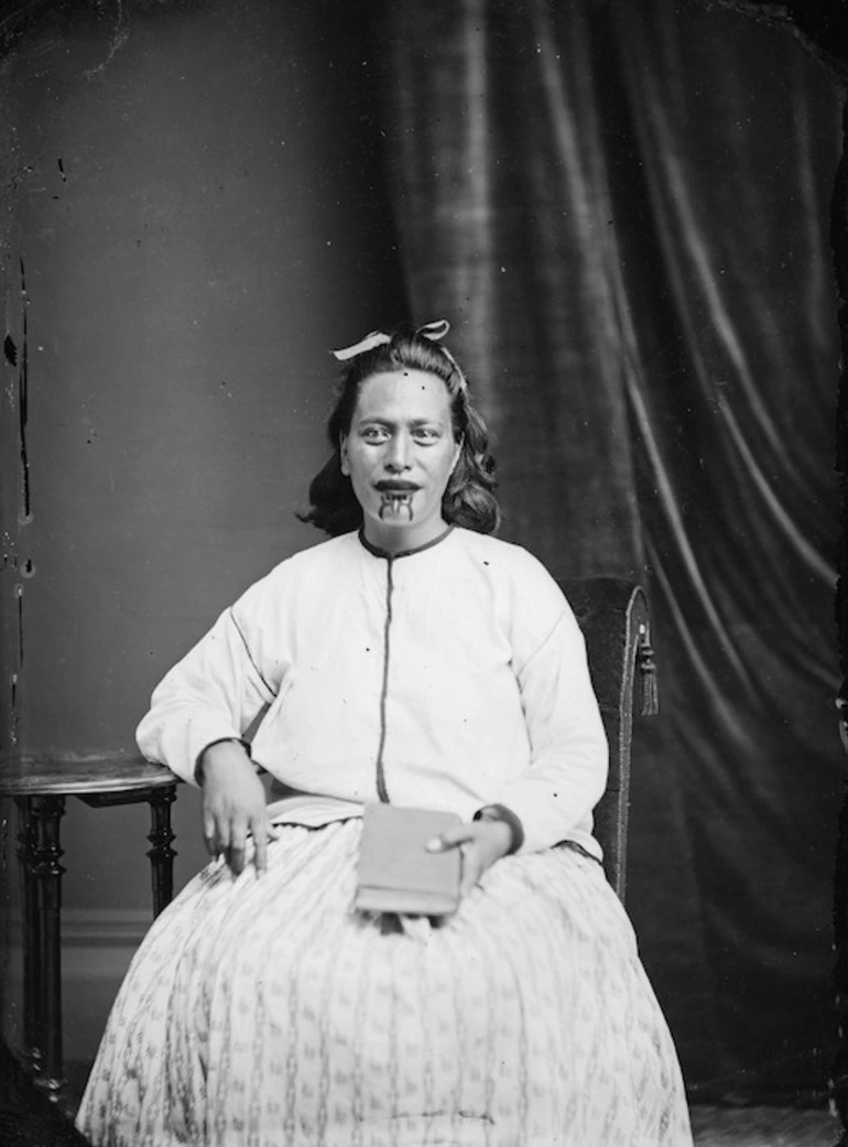 Image: Maori woman from Hawkes Bay district