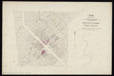 Image: Plan of the township of Feilding : Manchester Block, Manawatu, Province of Wellington.