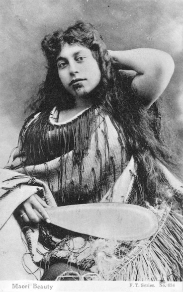 Image: [Postcard]. Maori beauty. F.T. series. no. 634. [ca 1910-20].