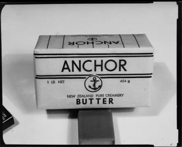 Image: One pound block of Anchor butter