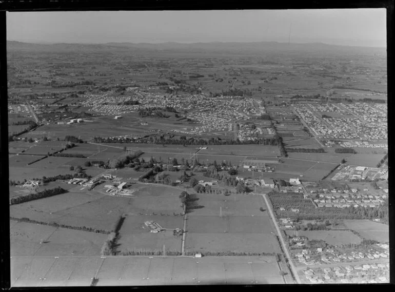 Image: Hamilton East with Ruakura and site for future University of Waikato