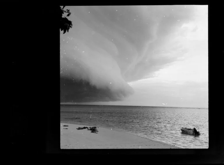 Image: Storm clouds over Heron Island, Queensland, Australia