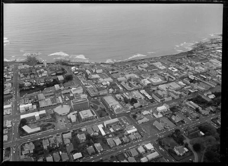 Image: New Plymouth, Taranaki, including waterfront and business premises