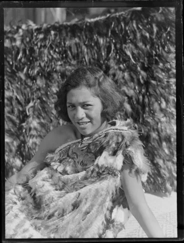 Image: Portrait of Molly Runga Raukura at Tāpeka marae, Waihi