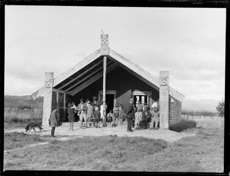 Image: Peter and Ruinea Rota's wedding day, Korohe marae