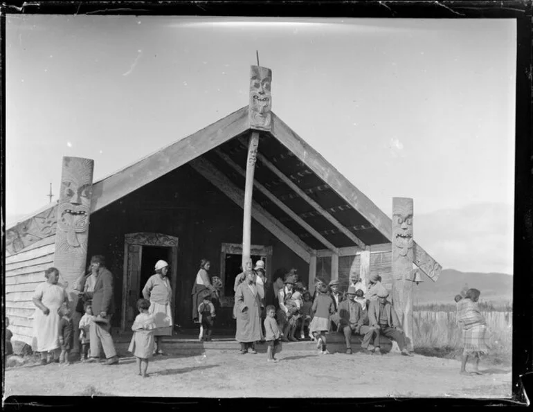 Image: Peter and Ruinea Rota's wedding day, Korohe marae