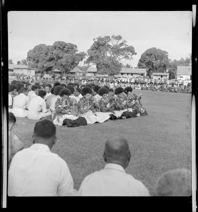 Image: Ceremonial dancers performing, Nandi, Fiji