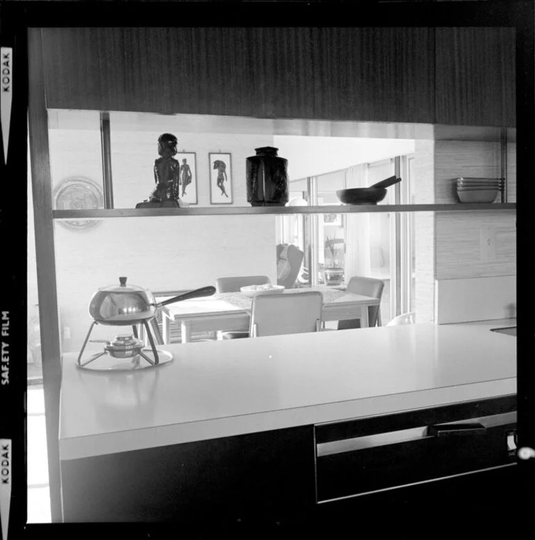 Image: Tuston house, view of dining room from kitchen