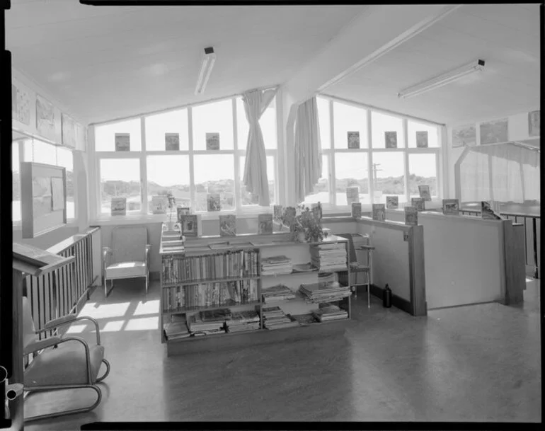 Image: Interior of boys' hostel, Levin