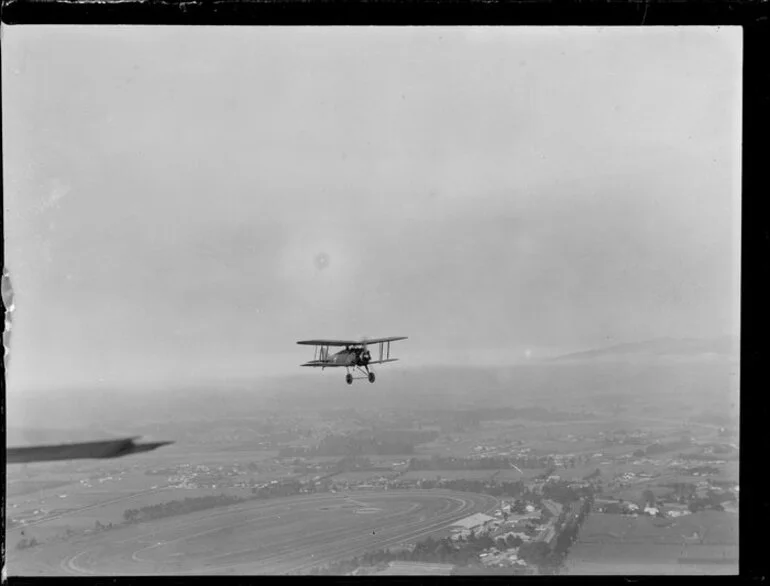 Image: Gloster Grebe biplane, Wigram, Royal New Zealand Air Force air sales