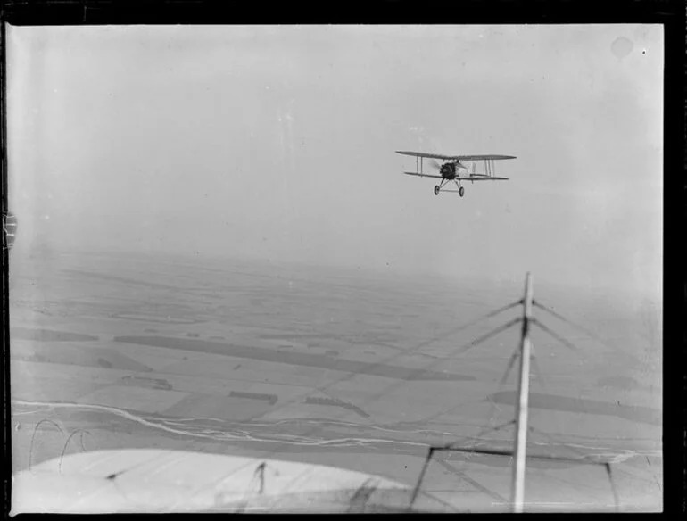 Image: Gloster Grebe biplane, Wigram, Royal New Zealand Air Force air sales