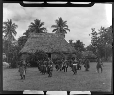 Image: Dancers at the meke, Lautoka, Fiji