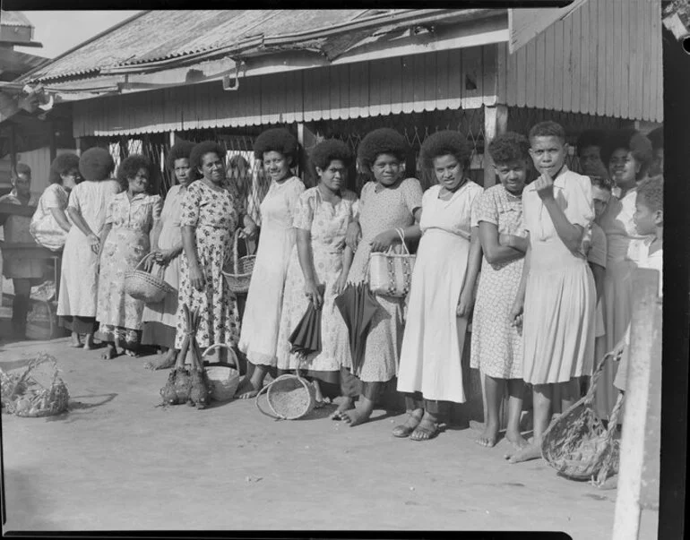 Image: Vegetable market in Suva, Fiji