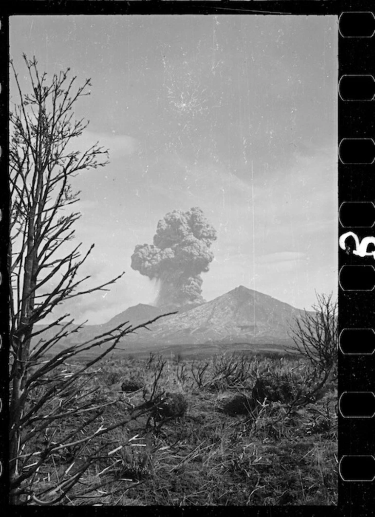 Image: Eruption of Mt Ruapehu